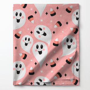 Schattige Geesten & Snoepmais Halloween Stof