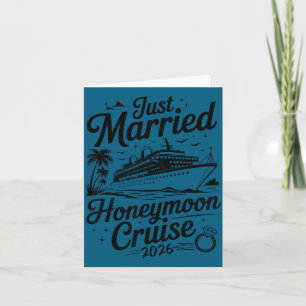 Schattige gehuwde huwelijksreis cruise 2026 pasgeh kaart
