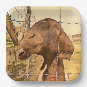 Schattige geit - papieren Bord