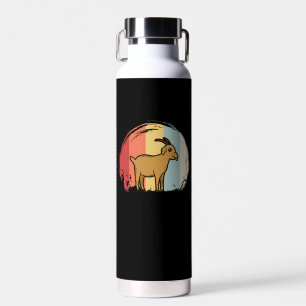 Schattige Geit Retro Waterfles
