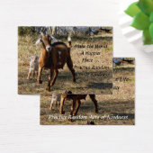 Schattige geiten Willekeurige handelingen van Kaar Visitekaartje (Bureau)