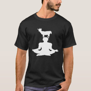 Schattige Geiten Yoga T-shirt