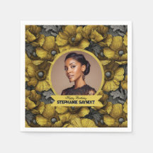 Schattige Gele Anemonen Veertig Verjaardag Trendy