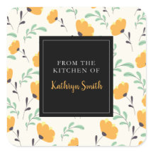 schattige gele bloemen bloemen uit de keuken van