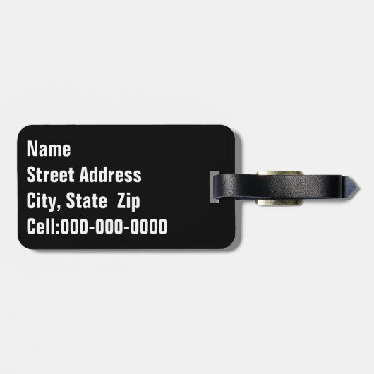 Schattige gele boeddfoto voor bedekte reizen bagagelabel (Achterkant horizontaal)