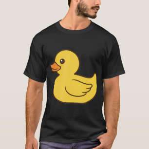 Schattige Gele Eend Cartoon Boerderij Dieren Bad S T-shirt