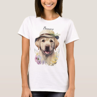 SCHATTIGE GELE LABRADOR RETRIEVER PUPPY T-SHIRT