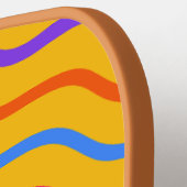 Schattige Gele Professionele Pickleball Paddle (Links Detail)