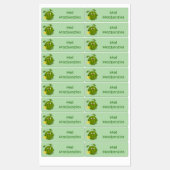 Schattige gelukkige lachende watermeloen cartoon g labels (Vel)