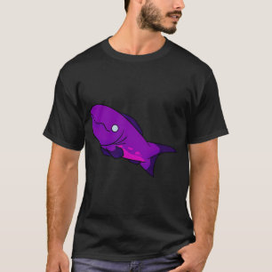 Schattige gelukkige magenta Vis T-shirt