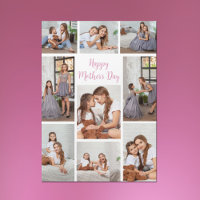 Schattige Gelukkige Moedersdag Fotocollage Magneet