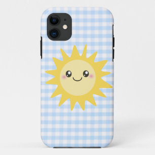 Schattige Gelukkige Zon iPhone 11 Hoesje