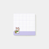 Schattige Gelukskat Post-it® Notes (Voorkant)