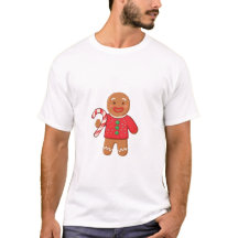 Schattige Gemberkoek Man die Suikerstok Kerstmis V