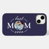 Schattige gepersonaliseerd beste mam ooit foto Case-Mate iPhone case (Achterkant (horizontaal))