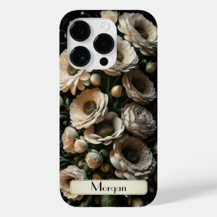 Schattige Gepersonaliseerd wit Bloemen Wildflower  Case-Mate iPhone 14 Pro Hoesje