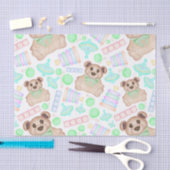 Schattige Geslachtsneutrale teddybeer Baby Tissuepapier (Craft)