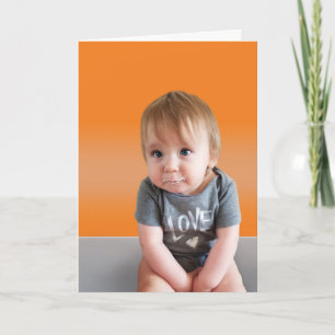 Schattige Get Well Kaart - Sinaasappel