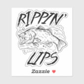 Schattige Gevist Rippin' Lips Sticker (Vel)
