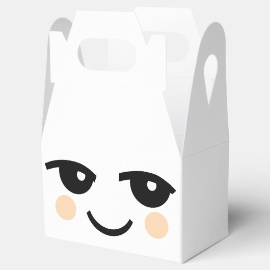 SCHATTIGE GEZICHT GABLE GUNST BOX BEDANKDOOSJES (Geopend)