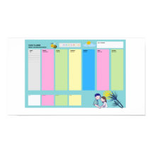 Schattige Gezinsweekplanner – Kleurrijke Organisat
