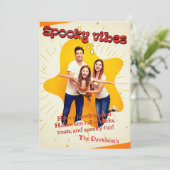 Schattige Ghost Cut Out Leuke Groet Kaart (Staand voorkant)