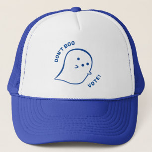 Schattige Ghost Don't Boo, stem! Trucker Hat Pet