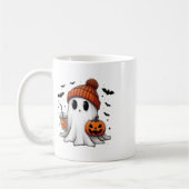 Schattige Ghost Drink Koffie Halloween Ghost Coffe Koffiemok (Links)
