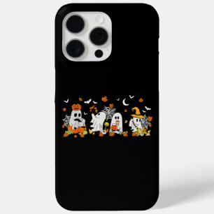 Schattige Ghost Drink Koffie Halloween Herfst Ghos iPhone 15 Pro Max Hoesje