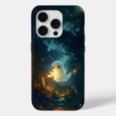 Schattige Ghost Lantern Halloween iPhone Case (Achterkant)