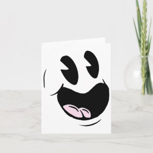 Schattige Ghost Lazy Halloween Kostuum Grappig Laa Kaart
