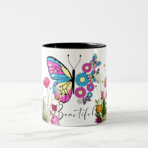 Schattige Ghost You Are My Boo Valentijnsdag Coffe Tweekleurige Koffiemok