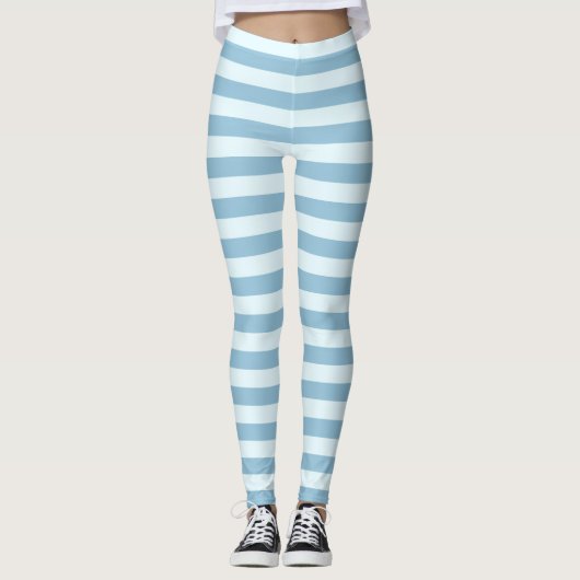 Schattige gierspoel, gestreept leggings (Voorkant)