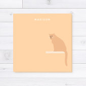 Schattige Ginger Cat Sinaasappel Post Het Notities Post-it® Notes
