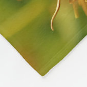 Schattige Ginger Kitten op het gebied van zonneblo Fleece Deken (Hoek)