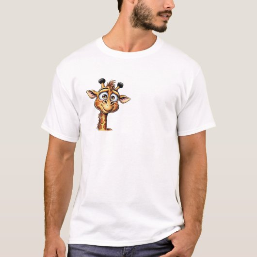 schattige Giraffe in actie! T-shirt (Voorkant)