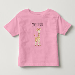 Schattige Giraffe Kinder Shirts