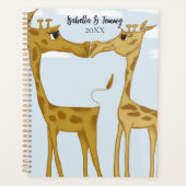 Schattige Giraffe Lovers Planner (Voorkant)
