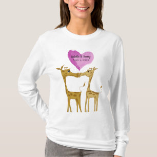 Schattige Giraffe Lovers T-shirt