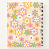 Schattige Girly Daisy Pattern Notitieboek (Achterkant)