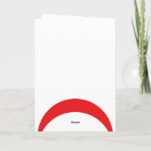 Schattige Girly Japans Meisje Zeiler Uniform Verja Kaart (Achterkant)