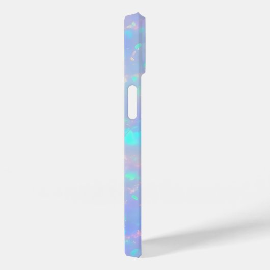 Schattige Girly Luxury Holographic Monogram Case-Mate iPhone Case (Achterkant / Rechts)