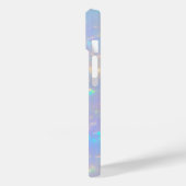 Schattige Girly Luxury Holographic Monogram Case-Mate iPhone Case (Achterkant / Links)