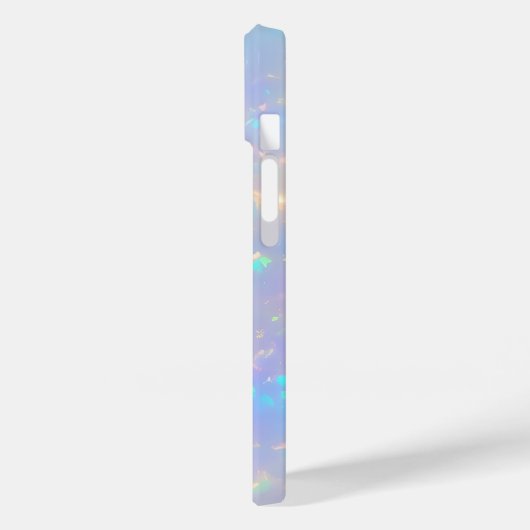 Schattige Girly Luxury Holographic Monogram Case-Mate iPhone Case (Achterkant / Links)