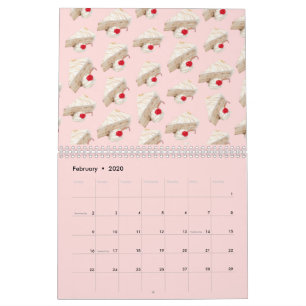 schattige girly pannenkoek Doughnuts cake fruit fo Kalender