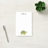 schattige glimlende schildpad post-it® notes (Kantoor)
