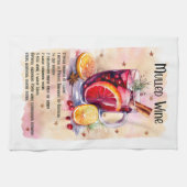 Schattige glühwein recept theedoek (Horizontaal)