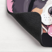 Schattige gluren berner berghond muismat (Hoek)