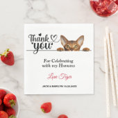 Schattige gluren kat papier servetten (Insitu)