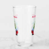 Schattige Gnome kerstglas Glas (Rechts)